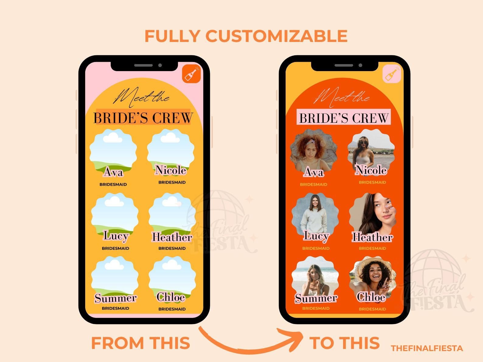 Last Rendez Veuve Bachelorette Invite and Mobile itinerary - Image 3