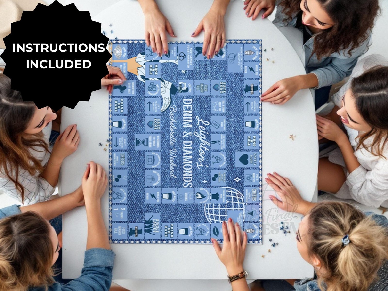 Denim and Diamonds Bachelorette Party Game - Image 2