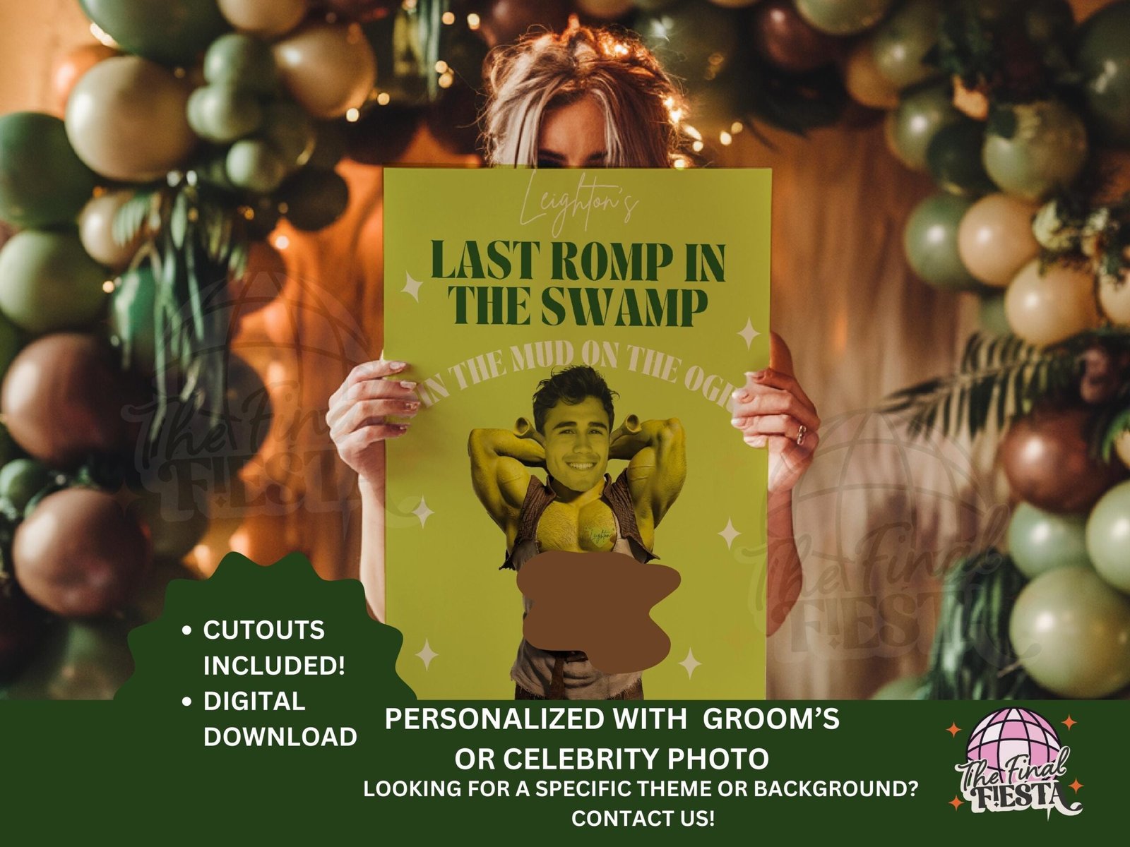 Last Romp In The Swamp Bachelorette Personalized Game