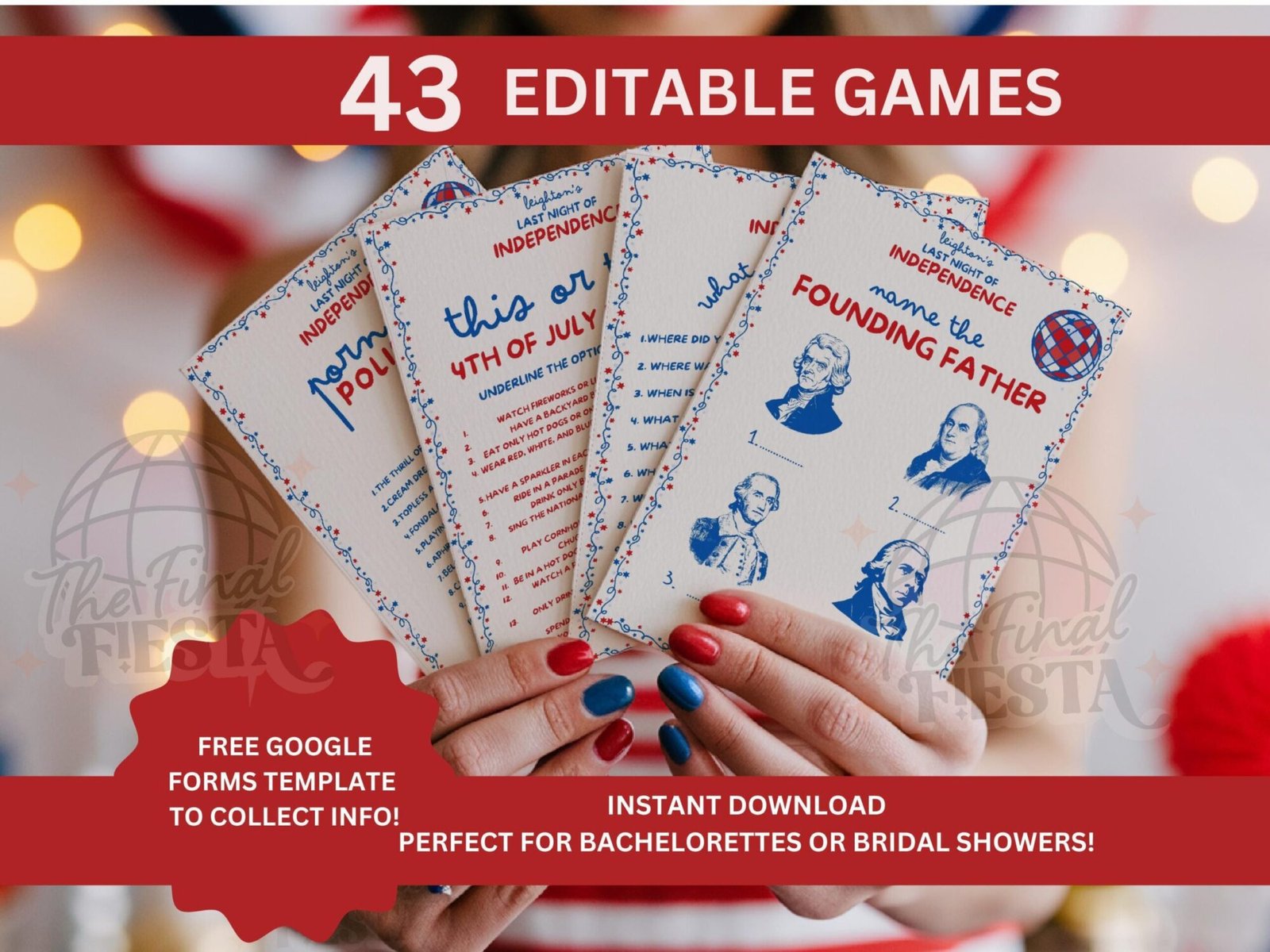 Last Night Of Independence Bachelorette Games