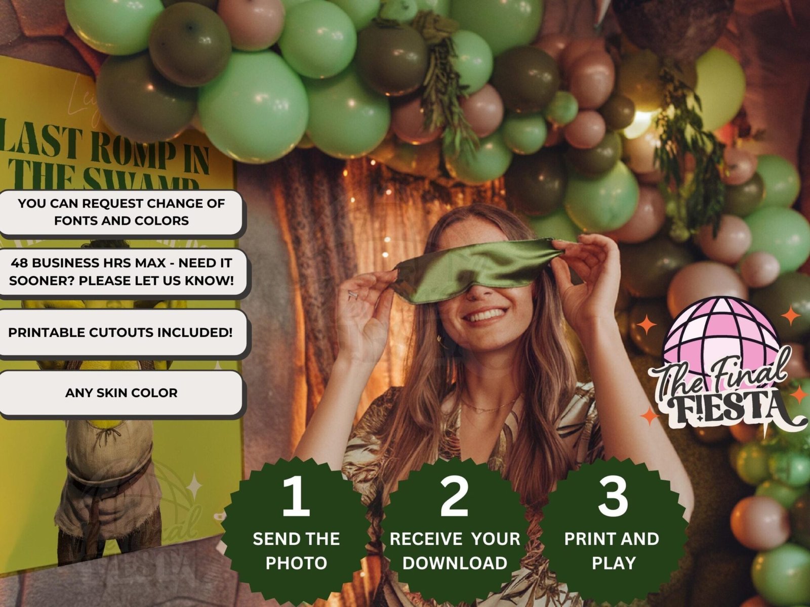 Last Romp In The Swamp Bachelorette Personalized Game - Image 2